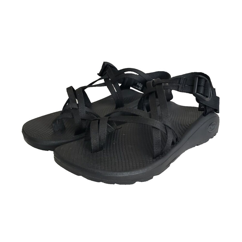 Chaco Z Cloud 2 Black Strappy Hiking Sandals Toe Loop Women's Size 10  J107320